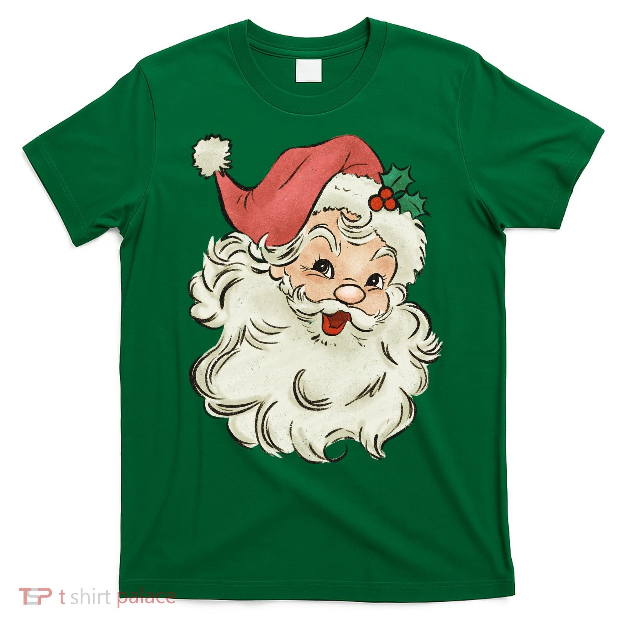 Super Cute Retro Santa Claus Vintage Christmas Gift T-Shirt