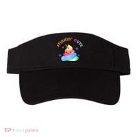 Stinkin Cute Rainbow Poop Unicorn Emoji Visor thumb 0