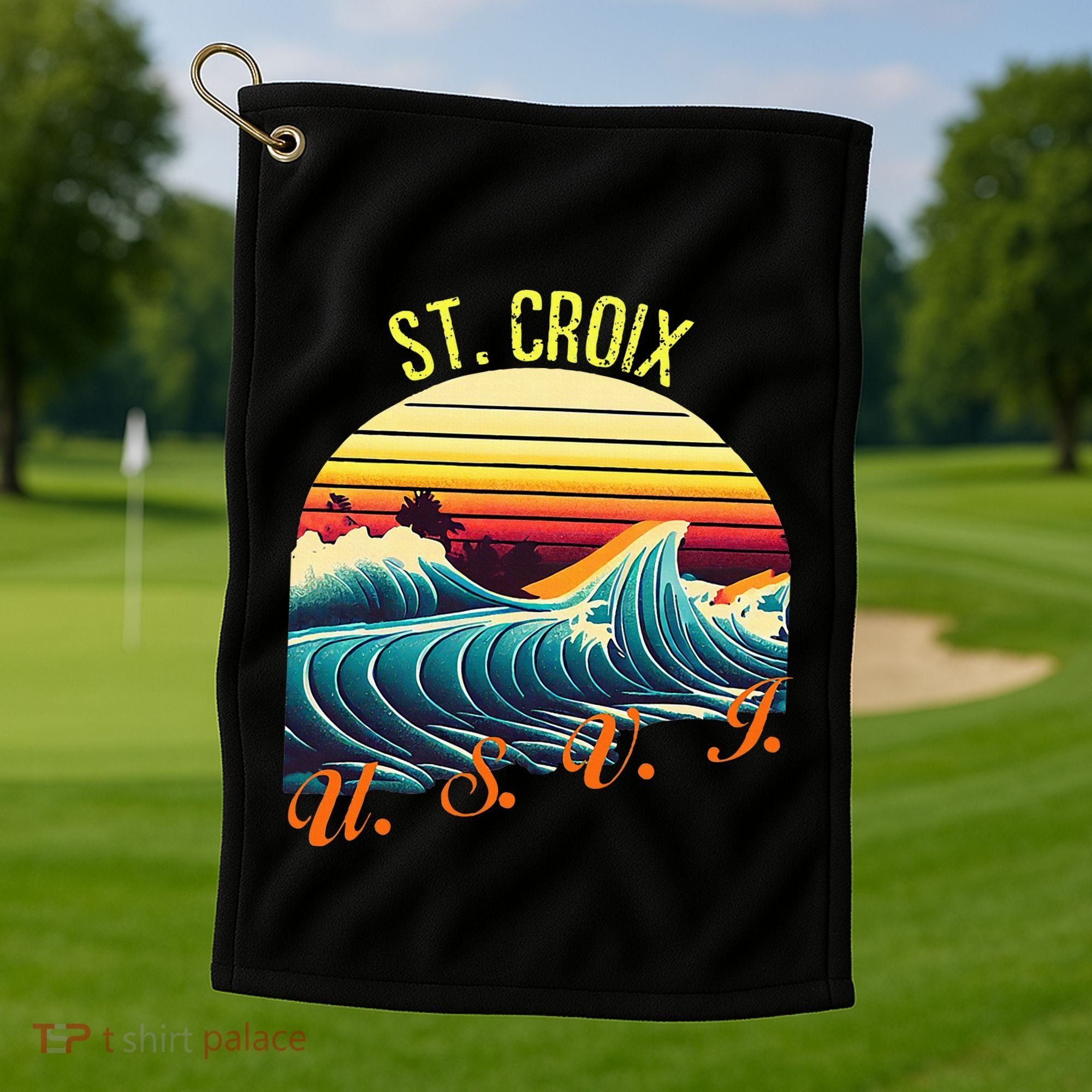 St. Croix Retro Surf Apparel & Beachwear St. Croix Golf Towel