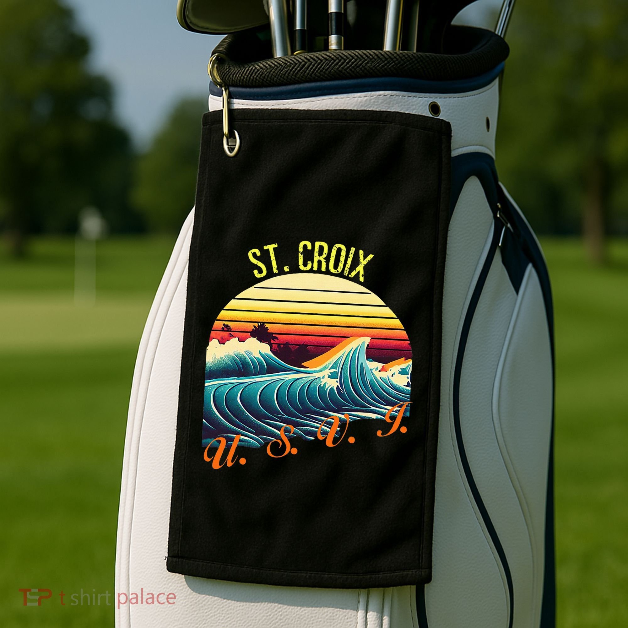 St. Croix Retro Surf Apparel & Beachwear St. Croix Golf Towel
