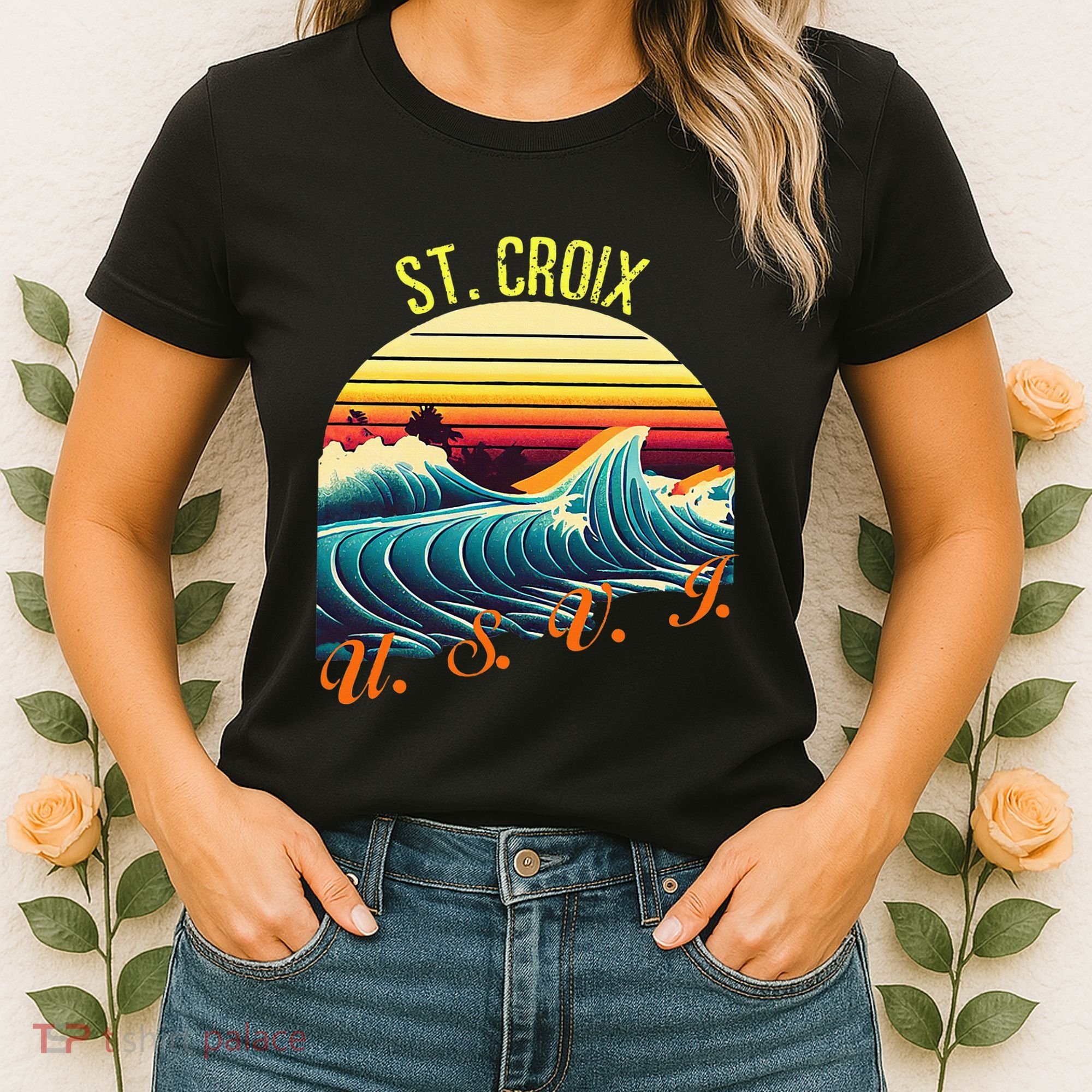 St. Croix Retro Surf Apparel & Beachwear St. Croix Women's T-Shirt