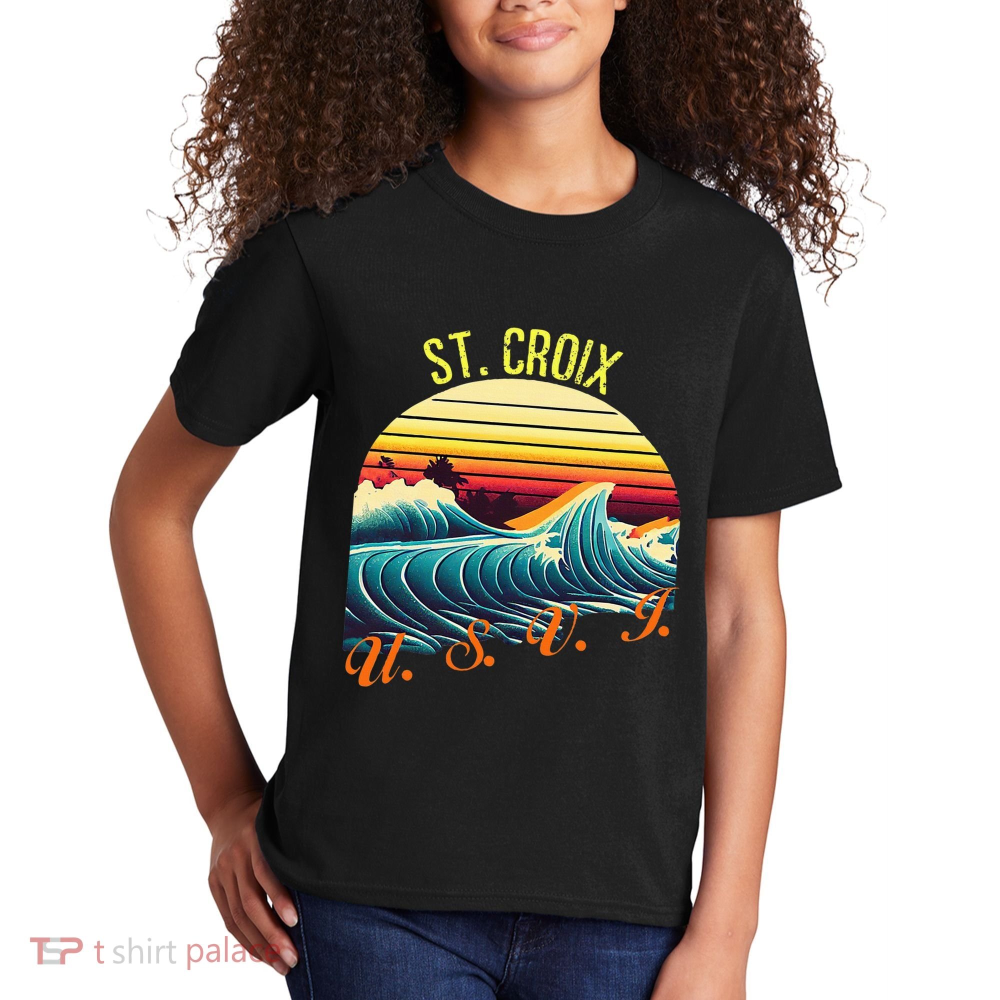 St. Croix Retro Surf Apparel & Beachwear St. Croix Kids T-Shirt