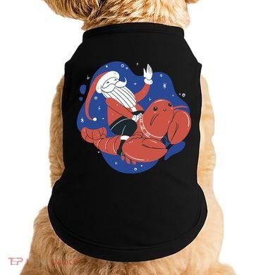 Santa Claus Riding Lobster Doggie Tank