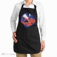 Santa Claus Riding Lobster Apron thumb 2
