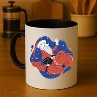 Santa Claus Riding Lobster Coffee Mug thumb 4
