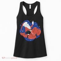 Santa Claus Riding Lobster Women's Tank Top thumb 0