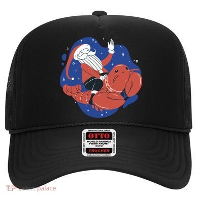 Santa Claus Riding Lobster Hat