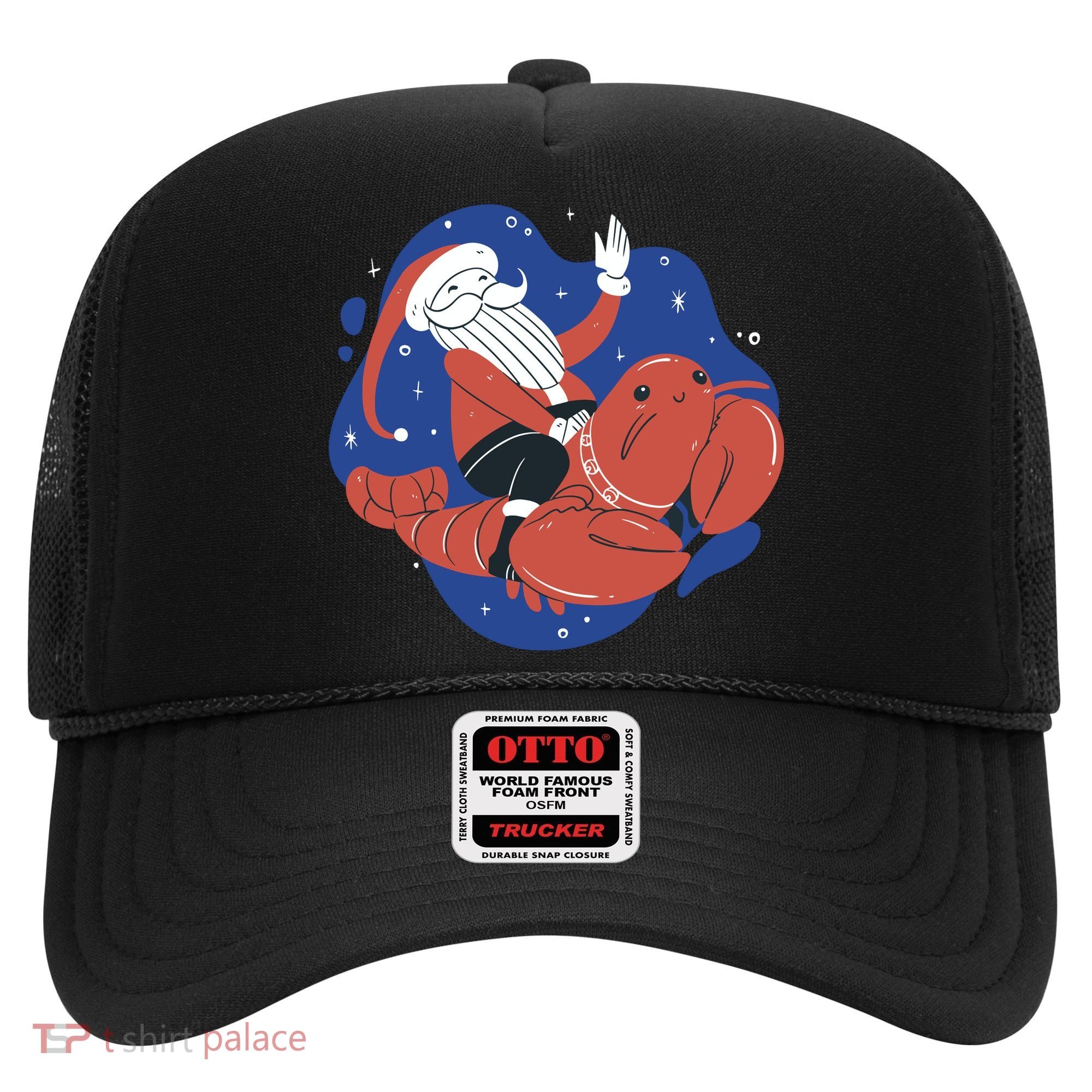 Santa Claus Riding Lobster Hat