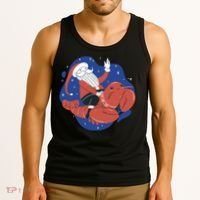 Santa Claus Riding Lobster Tank Top thumb 3