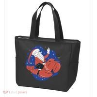 Santa Claus Riding Lobster Tote Bag thumb 3