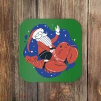 Santa Claus Riding Lobster Coaster thumb 0