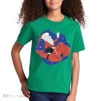 Santa Claus Riding Lobster Kids T-Shirt thumb 2