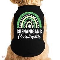 Shenanigans Coordinator Rainbow St Patricks Day Teacher Gift Doggie Tank thumb 0