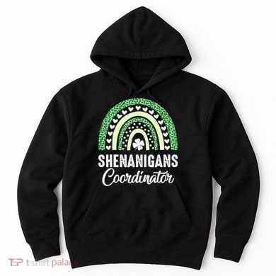 Shenanigans Coordinator Rainbow St Patricks Day Teacher Gift Hoodie
