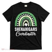 Shenanigans Coordinator Rainbow St Patricks Day Teacher Gift T-Shirt thumb 0