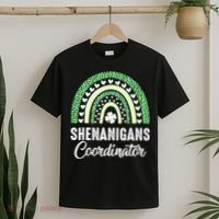 Shenanigans Coordinator Rainbow St Patricks Day Teacher Gift T-Shirt thumb 2