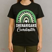 Shenanigans Coordinator Rainbow St Patricks Day Teacher Gift T-Shirt thumb 4