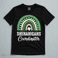 Shenanigans Coordinator Rainbow St Patricks Day Teacher Gift T-Shirt thumb 5