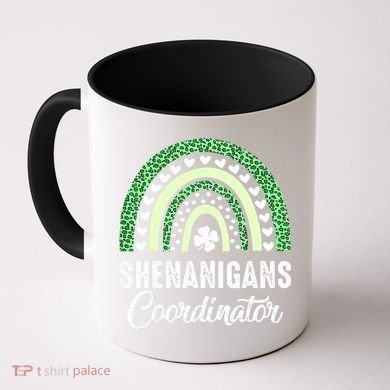 Shenanigans Coordinator Rainbow St Patricks Day Teacher Gift Coffee Mug