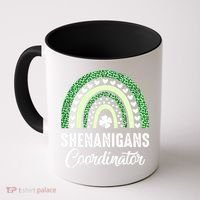 Shenanigans Coordinator Rainbow St Patricks Day Teacher Gift Coffee Mug thumb 0