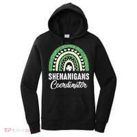 Shenanigans Coordinator Rainbow St Patricks Day Teacher Gift Women's Hoodie thumb 0