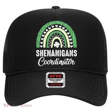 Shenanigans Coordinator Rainbow St Patricks Day Teacher Gift Hat