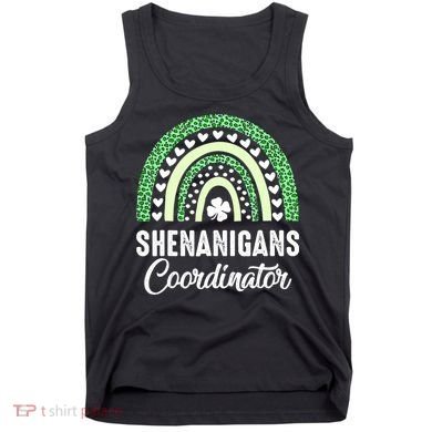 Shenanigans Coordinator Rainbow St Patricks Day Teacher Gift Tank Top