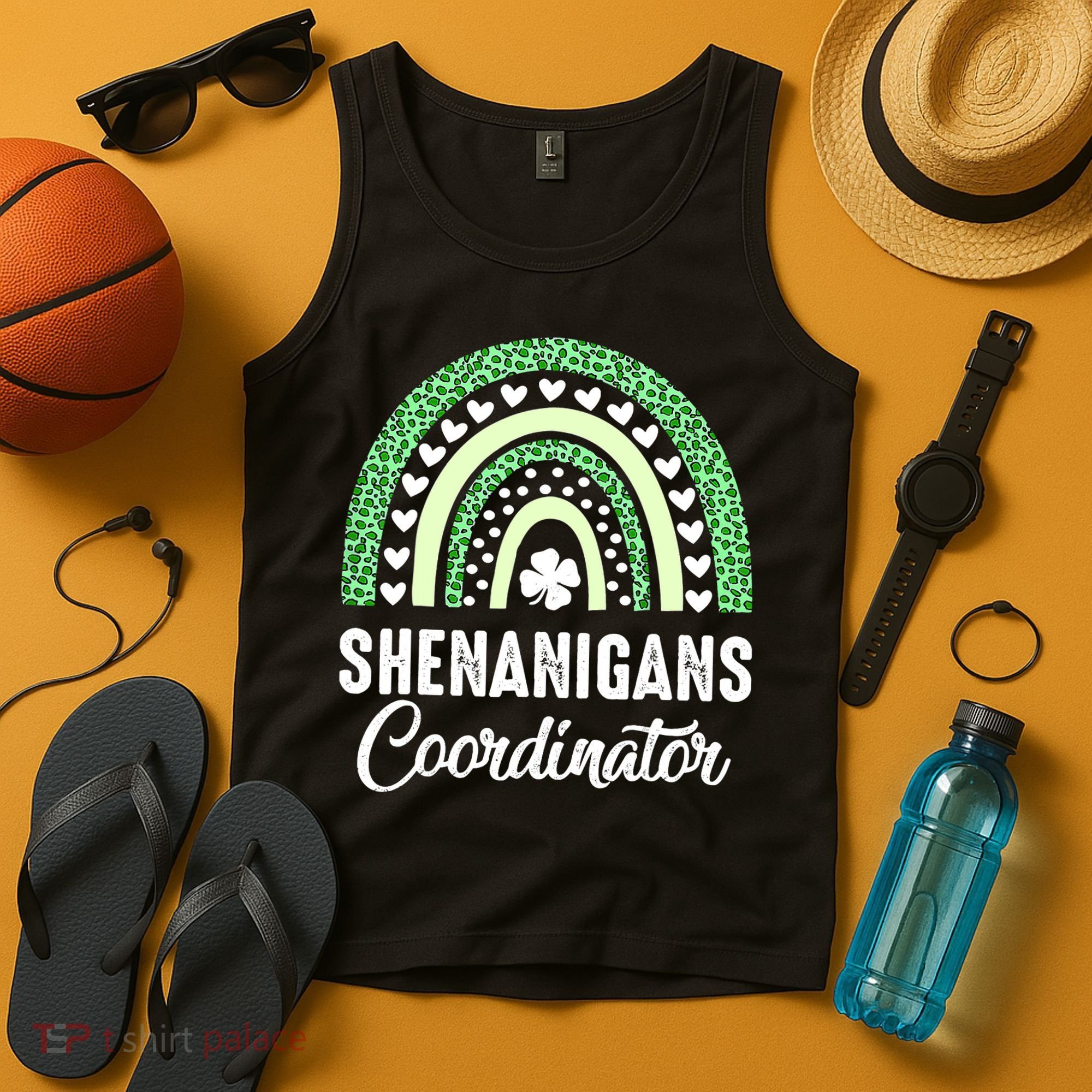 Shenanigans Coordinator Rainbow St Patricks Day Teacher Gift Tank Top