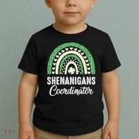 Shenanigans Coordinator Rainbow St Patricks Day Teacher Gift Toddler T-Shirt thumb 2