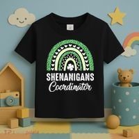 Shenanigans Coordinator Rainbow St Patricks Day Teacher Gift Toddler T-Shirt thumb 3