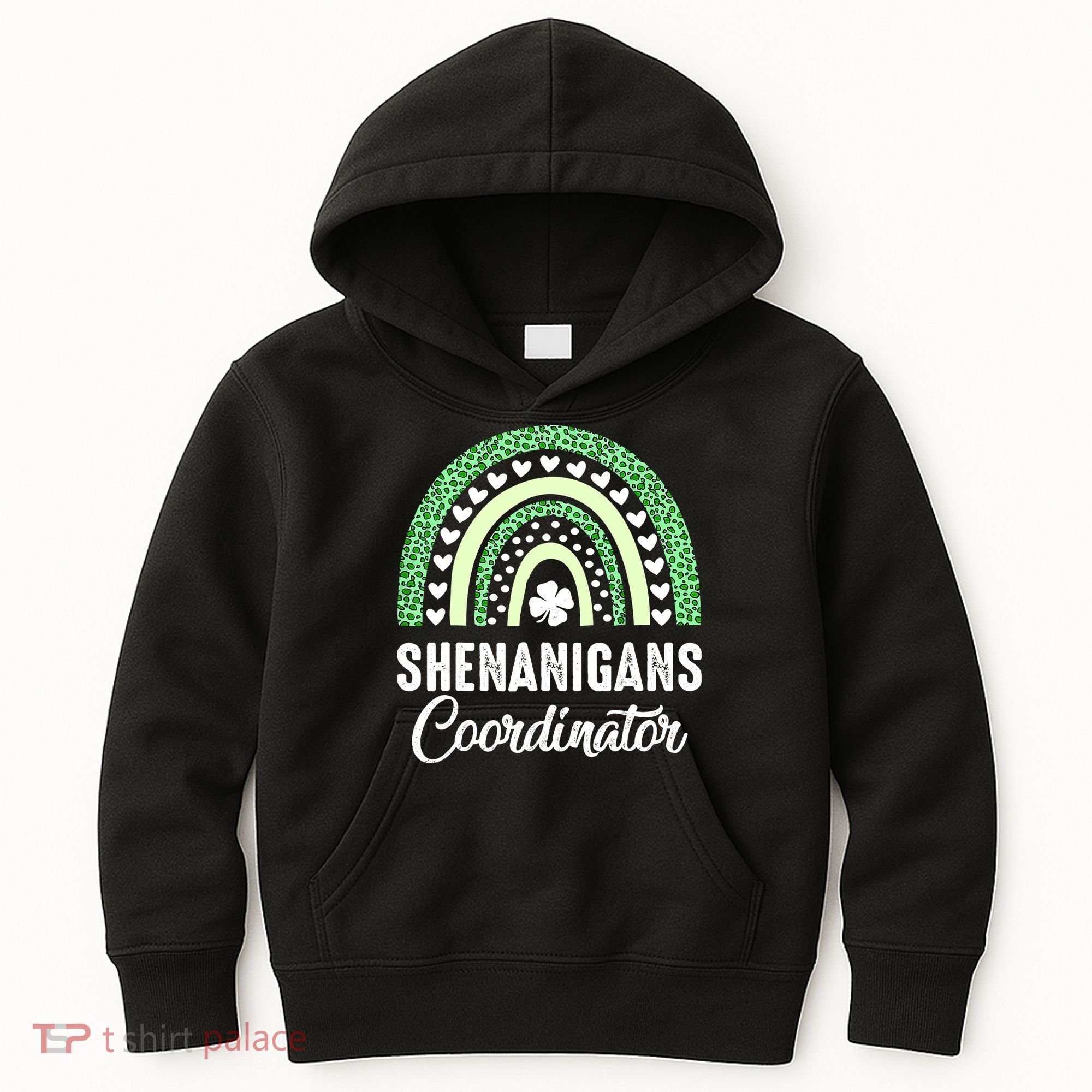 Shenanigans Coordinator Rainbow St Patricks Day Teacher Gift Kids Hoodie