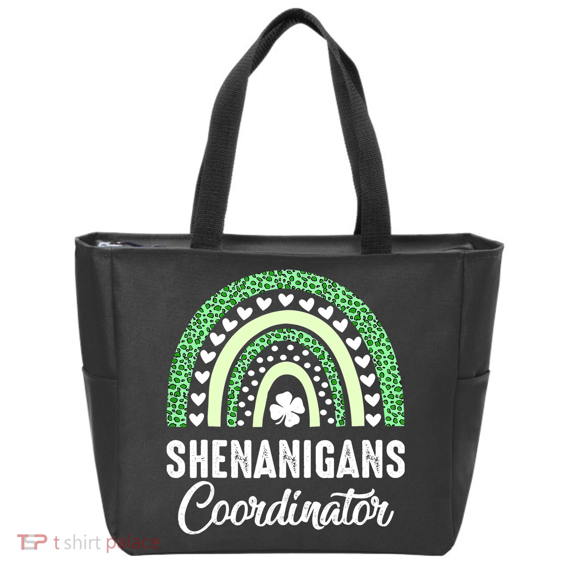 Shenanigans Coordinator Rainbow St Patricks Day Teacher Gift Tote Bag