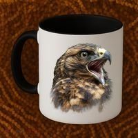 Screaming Hawk Wildlife Coffee Mug thumb 2