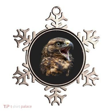 Screaming Hawk Wildlife Ornament