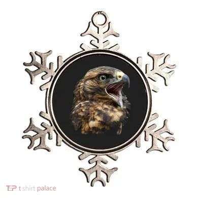 Screaming Hawk Wildlife Ornament