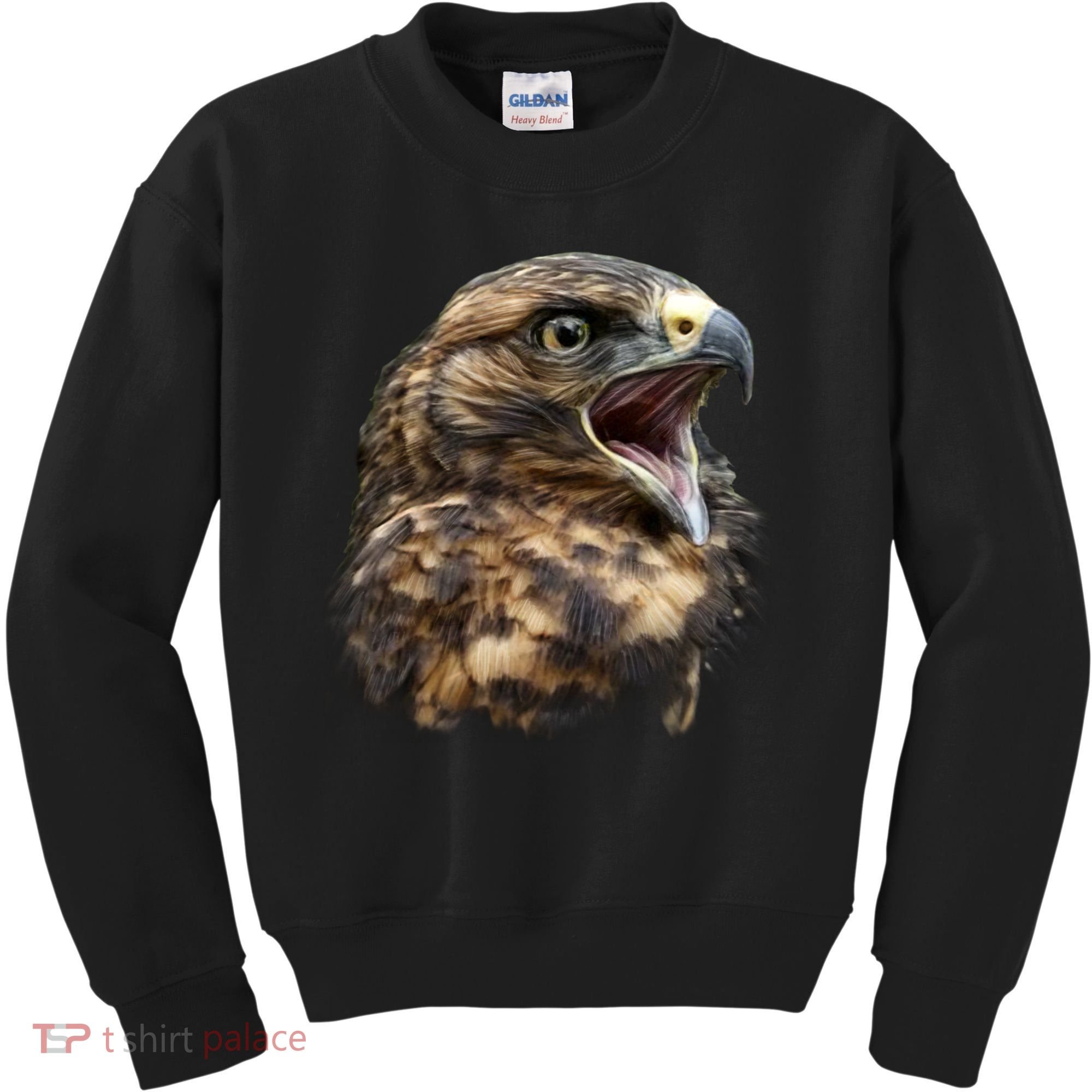 Screaming Hawk Wildlife Kids Sweatshirt