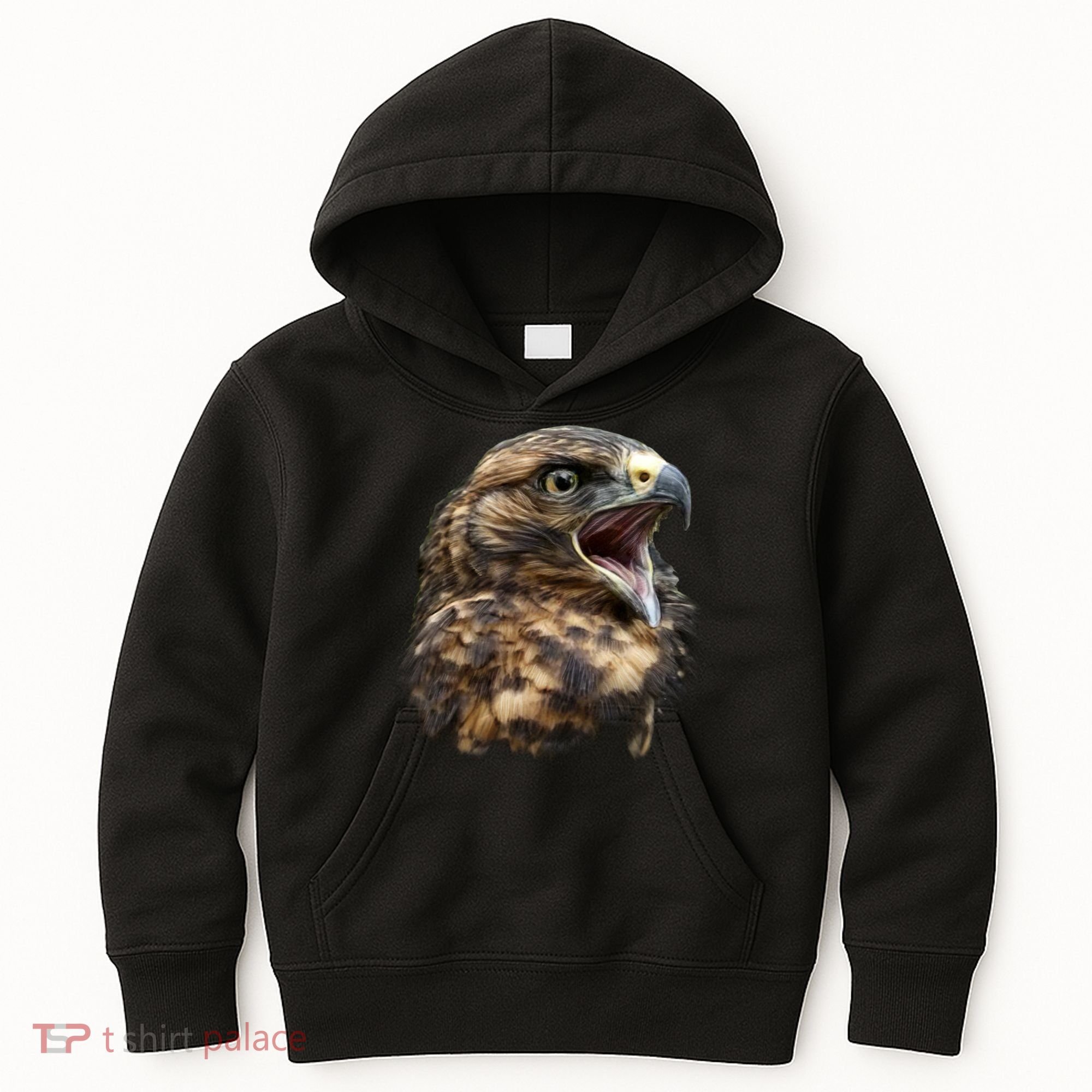 Screaming Hawk Wildlife Kids Hoodie
