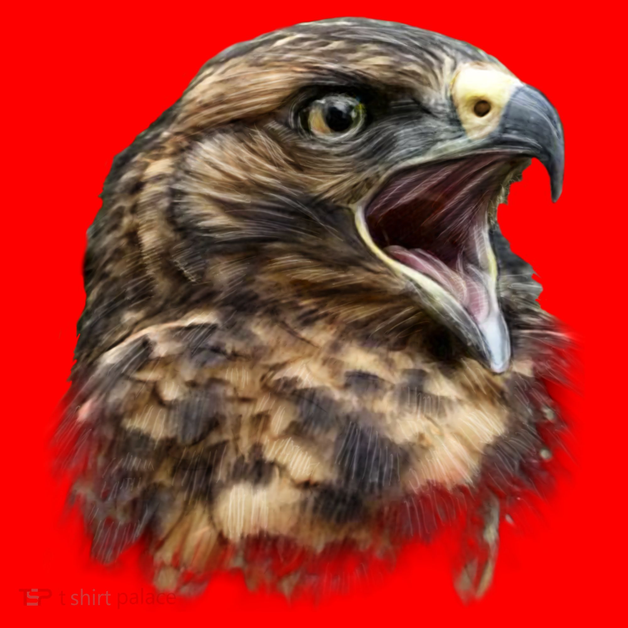 Screaming Hawk Wildlife Santa Hat