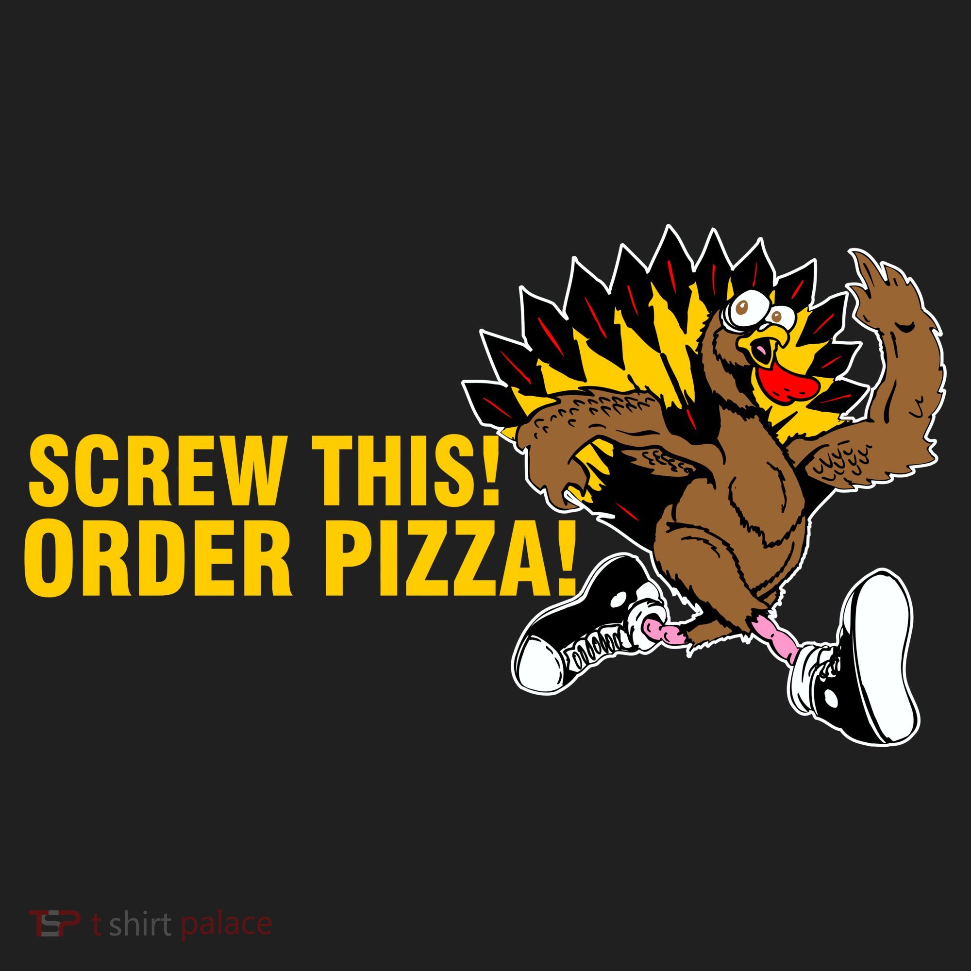 Screw This Order Pizza Turkey Running Women's Sweatshirt