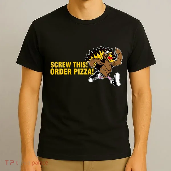 Screw This Order Pizza Turkey Running T-Shirt
