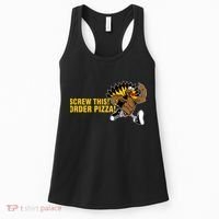 Screw This Order Pizza Turkey Running Women's Tank Top thumb 0