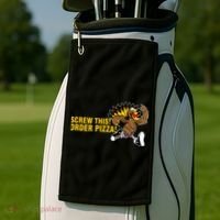 Screw This Order Pizza Turkey Running Golf Towel thumb 2