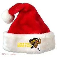 Screw This Order Pizza Turkey Running Santa Hat thumb 0