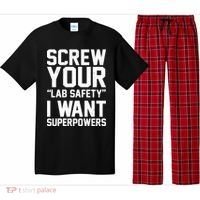 Screw Your Lab Safety I Want Superpowers Pajama Set thumb 0