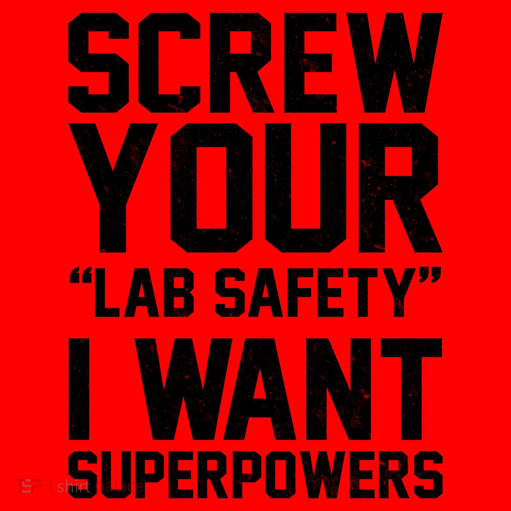 Screw Your Lab Safety I Want Superpowers Santa Hat