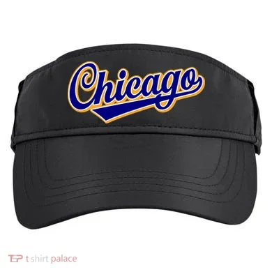Script Chicago Logo Adult Drive Performance Visor