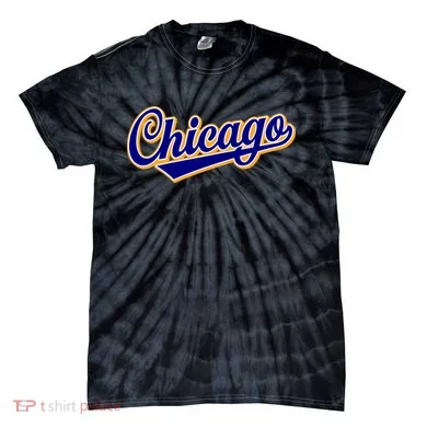Script Chicago Logo Tie-Dye T-Shirt