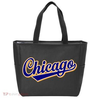 Script Chicago Logo Tote Bag