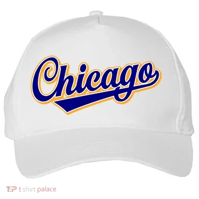 Script Chicago Logo Five-Panel Snapback Cap