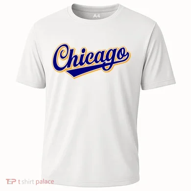 Script Chicago Logo Cooling Performance Crew T-Shirt